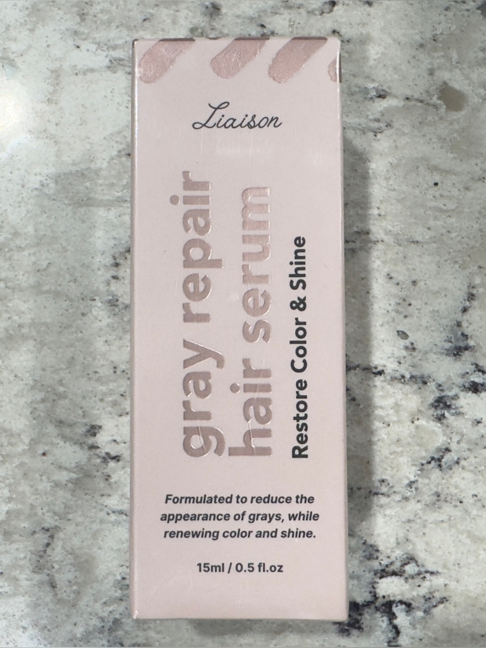 New Sealed Liaison Grey Repair Hair Serum 15 mL / 0.5 fluid ounces